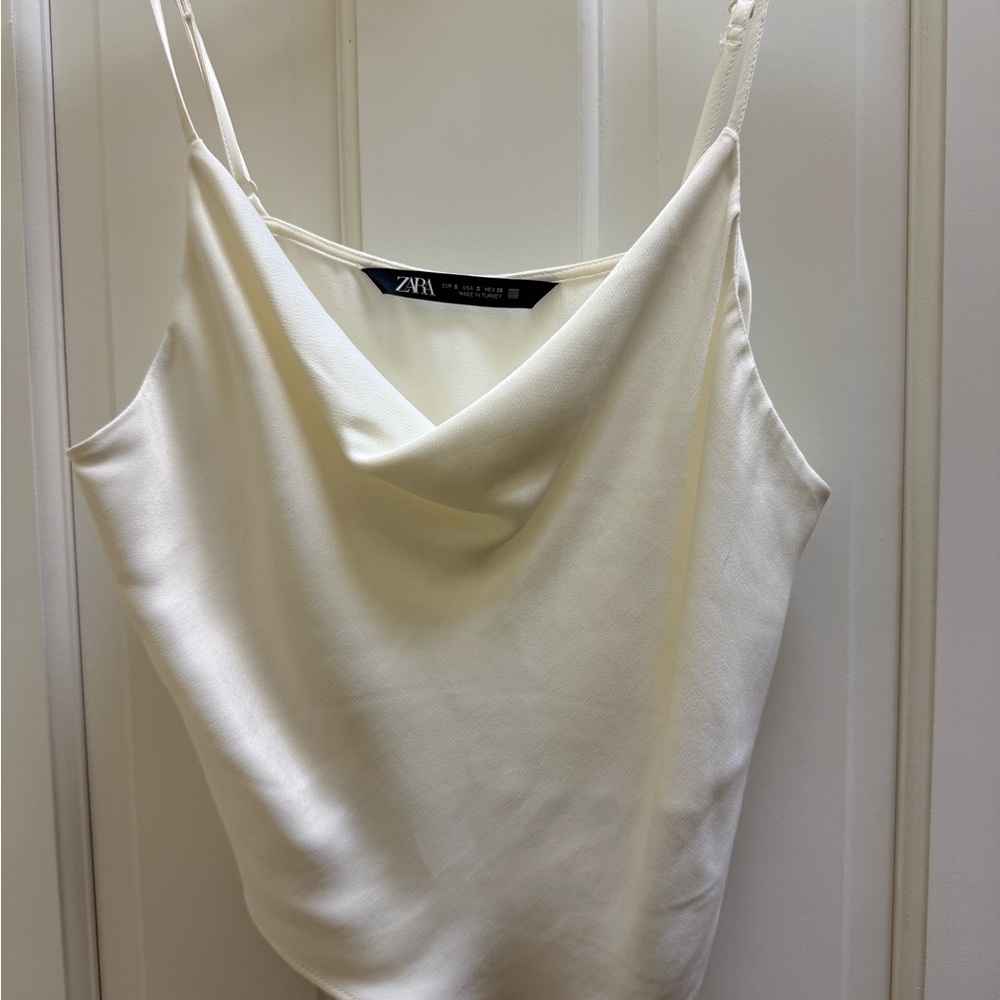 Zara Ivory Camisole Top